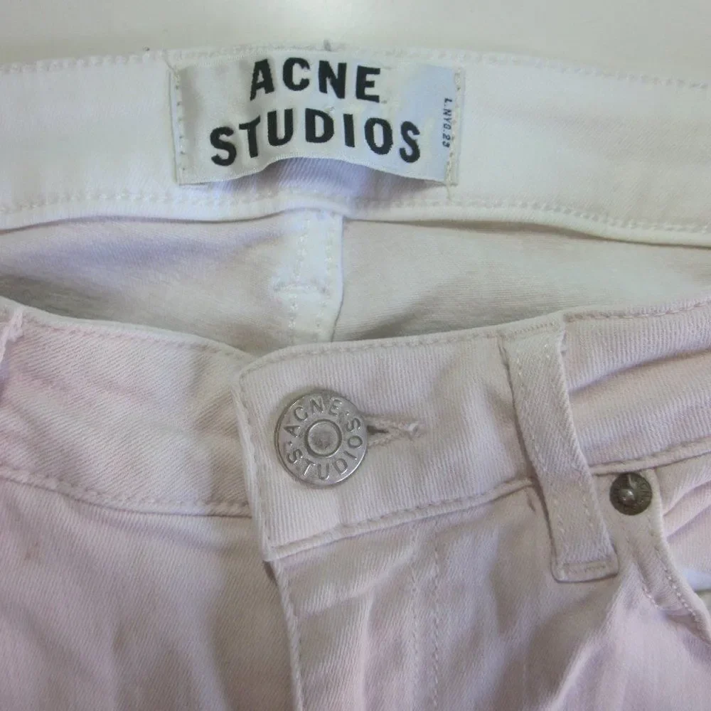 ACNE Studios Pink Skinny Jeans Womens Size 27